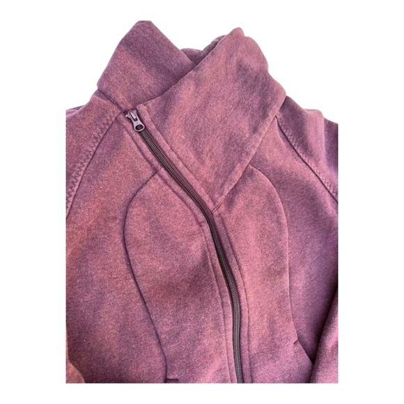 Lululemon Cozy Cuddle Up Jacket Heathered Bordeaux Drama / Bordeaux Drama - Picture 11 of 13